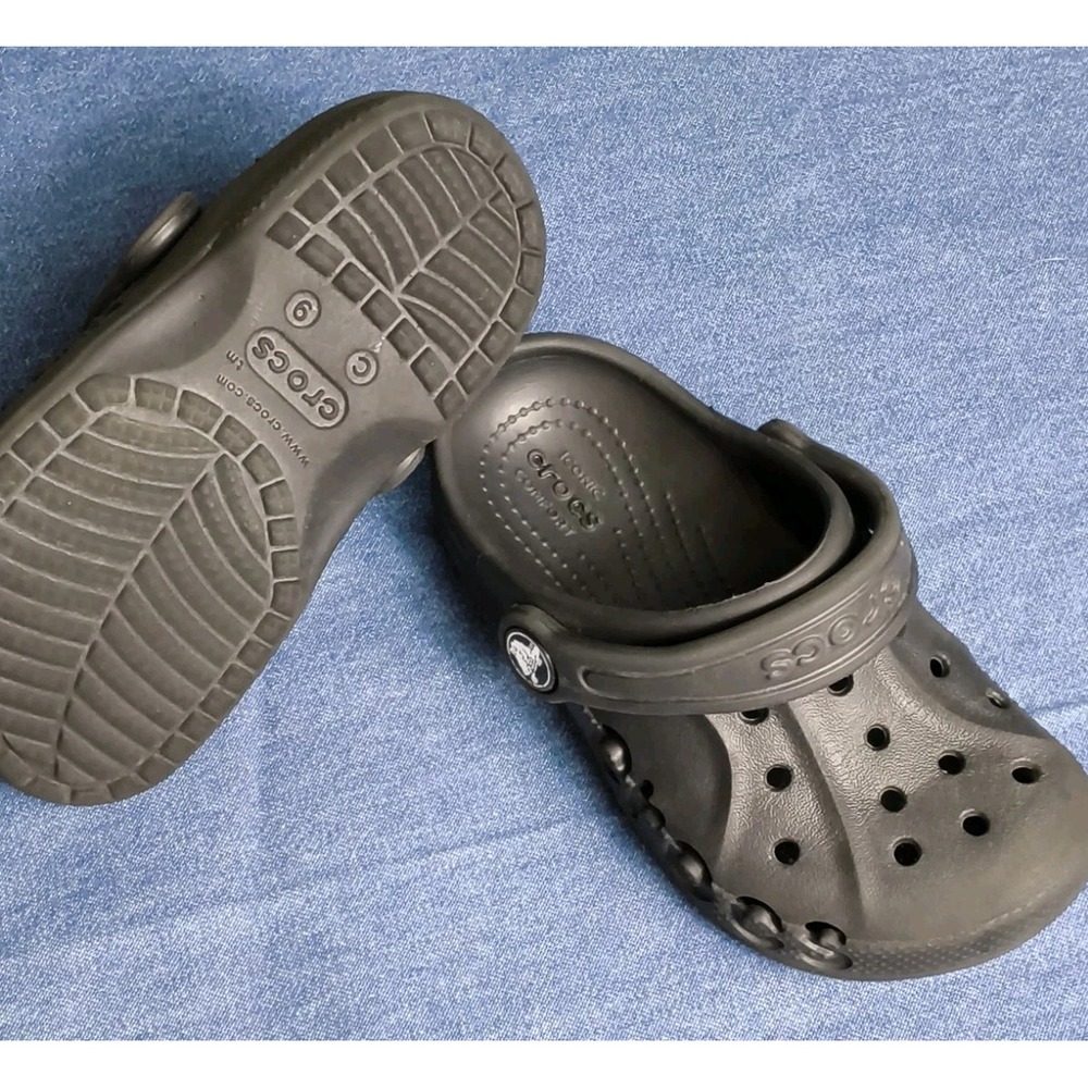 Crocs Kids Baya Clogs Black Size C9 - Picture 4 of 4